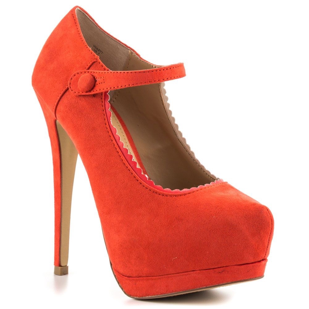 Coral Mary Janes